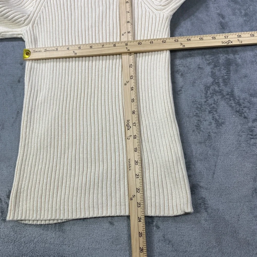 Ines De La Fressange x Uniqlo Turtleneck Sweater Women Size Small Cotton Wool
